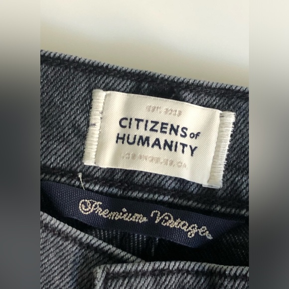 Citizens of Humanity Emerson in Whisper Gray Relaxed Sim Boyfriend Jeans Size 27 - Picture 4 of 15